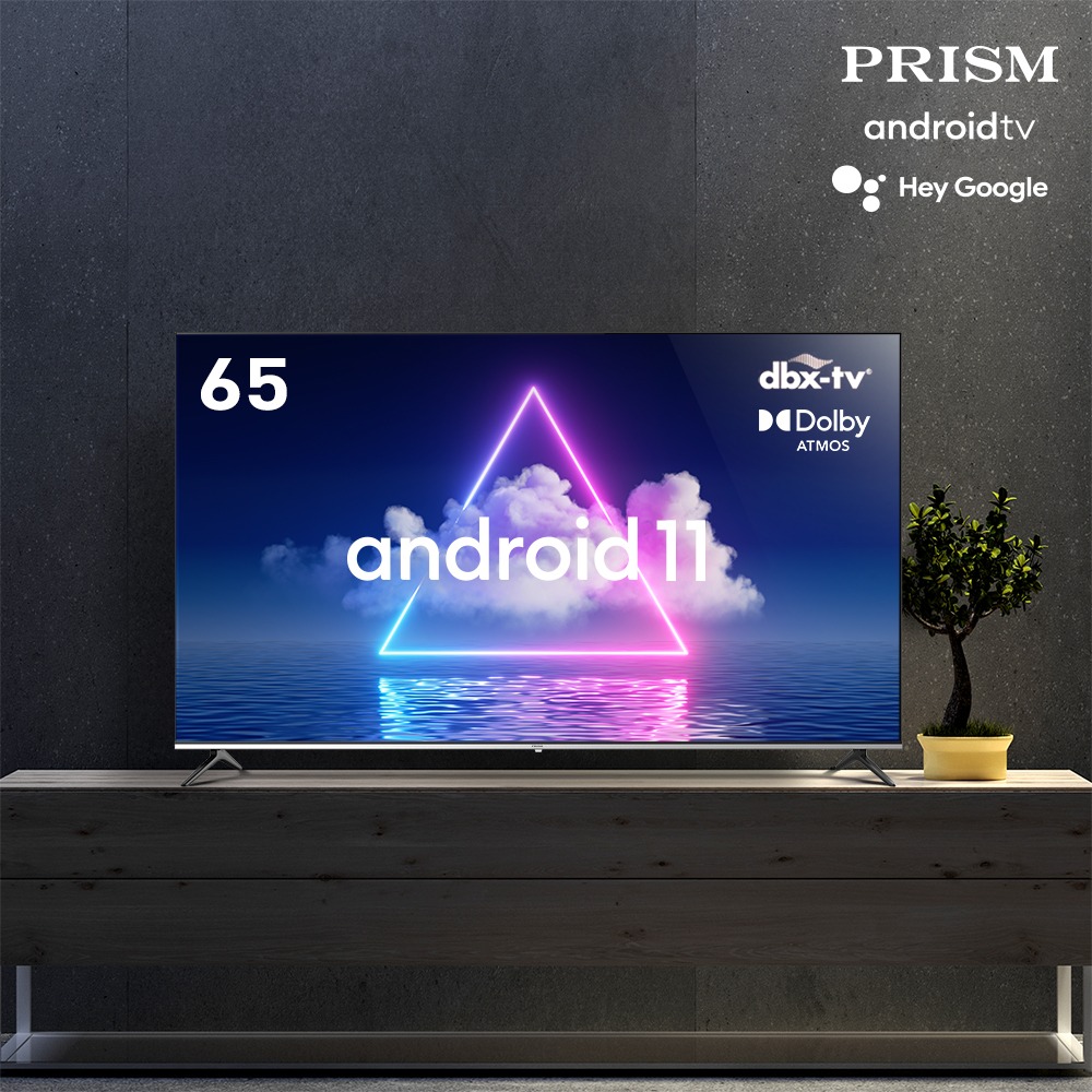프리즘 65인치 A6511 구글 안드로이드 스마트 TV